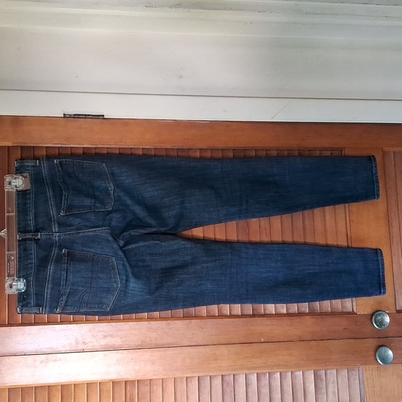 American Eagle woman size 6 high rise skinny stretch denim jeans - Picture 2 of 5